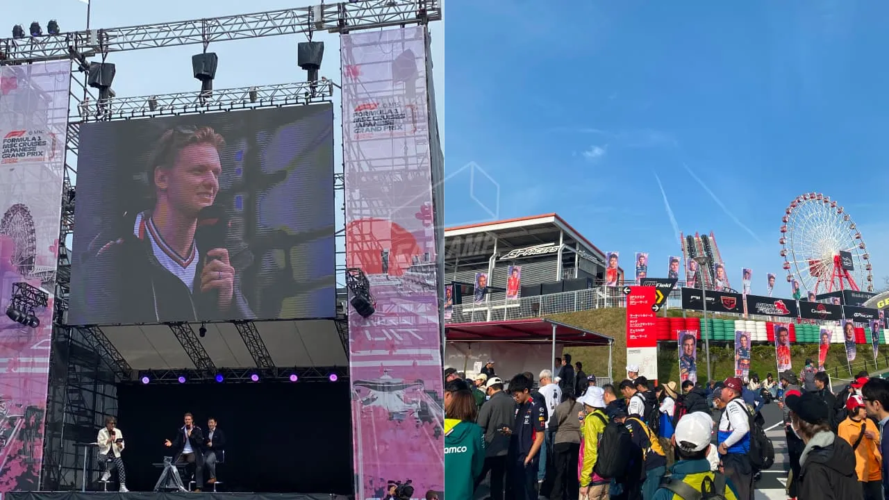 G Stage and Fan Zone at Suzuka