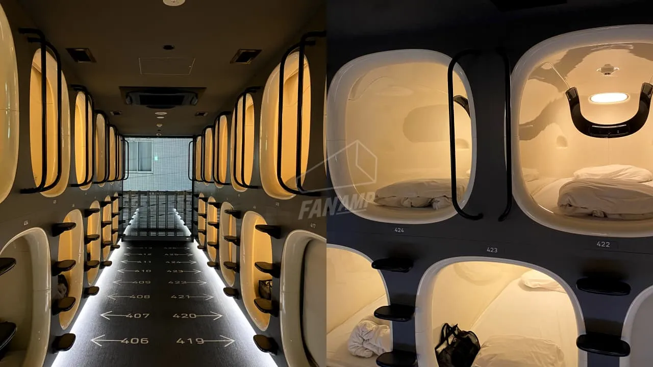 9h nine hours Nagoya Station Capsule Hotel