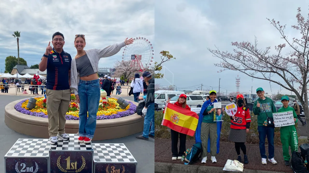 Meeting people at the circuit