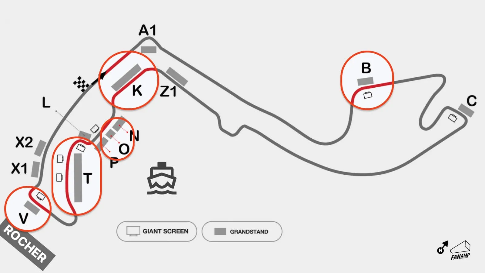 Top grandstands in Monaco