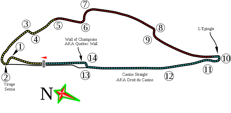 Circuit Gilles Villeneuve.