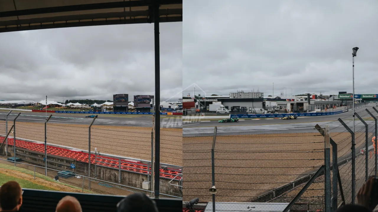 Silverstone Copse B Grandstand Row G Seat 73