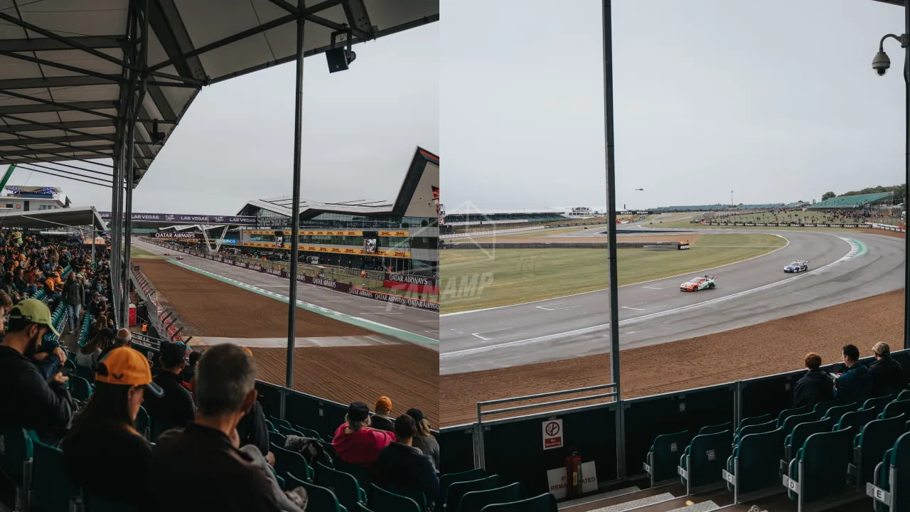 Silverstone Club Corner C Grandstand Row H