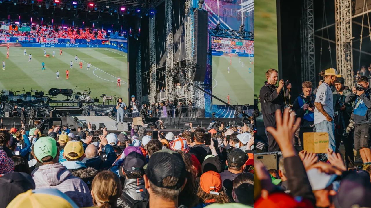 Silverstone Main Stage Lewis and George