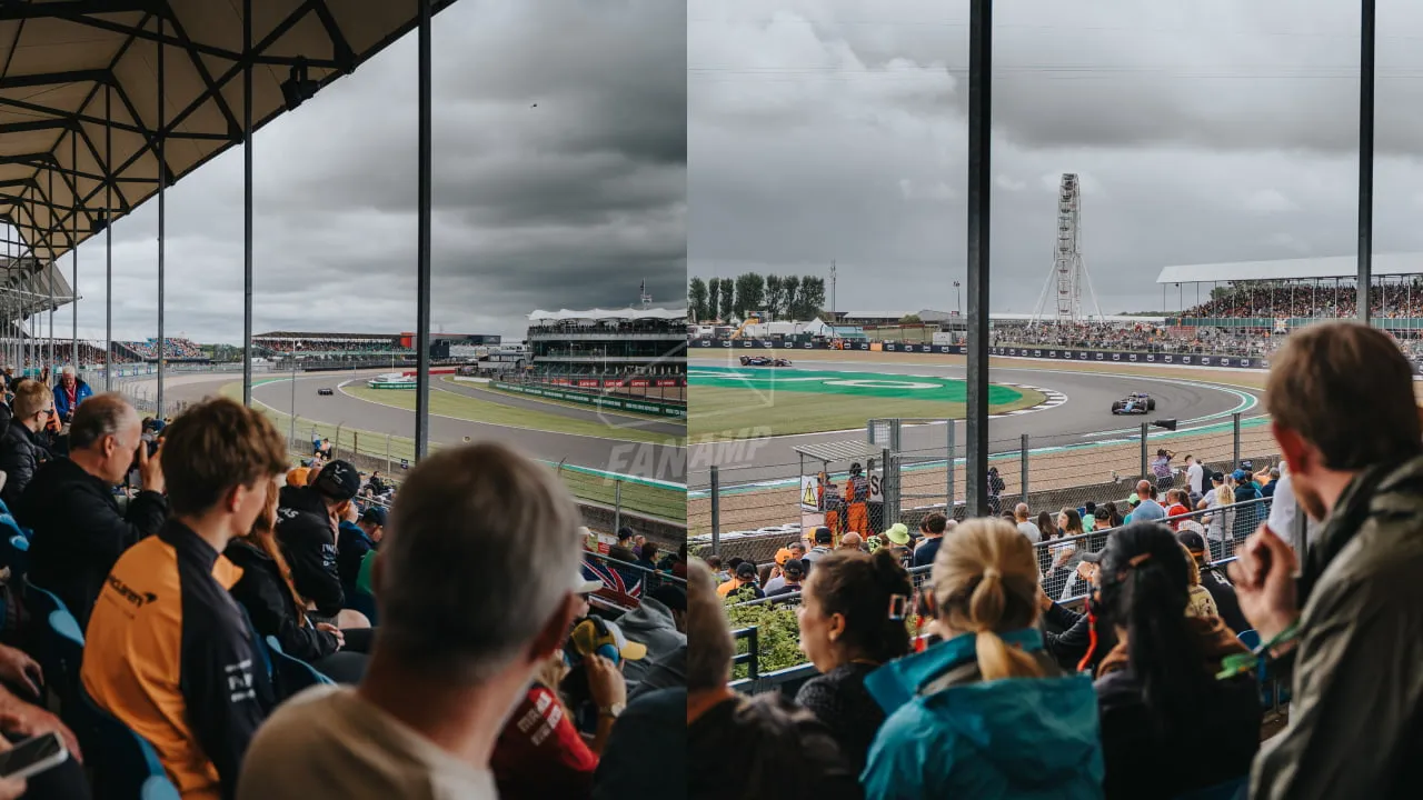 Silverstone Luffield Grandstand Row F Seat 255