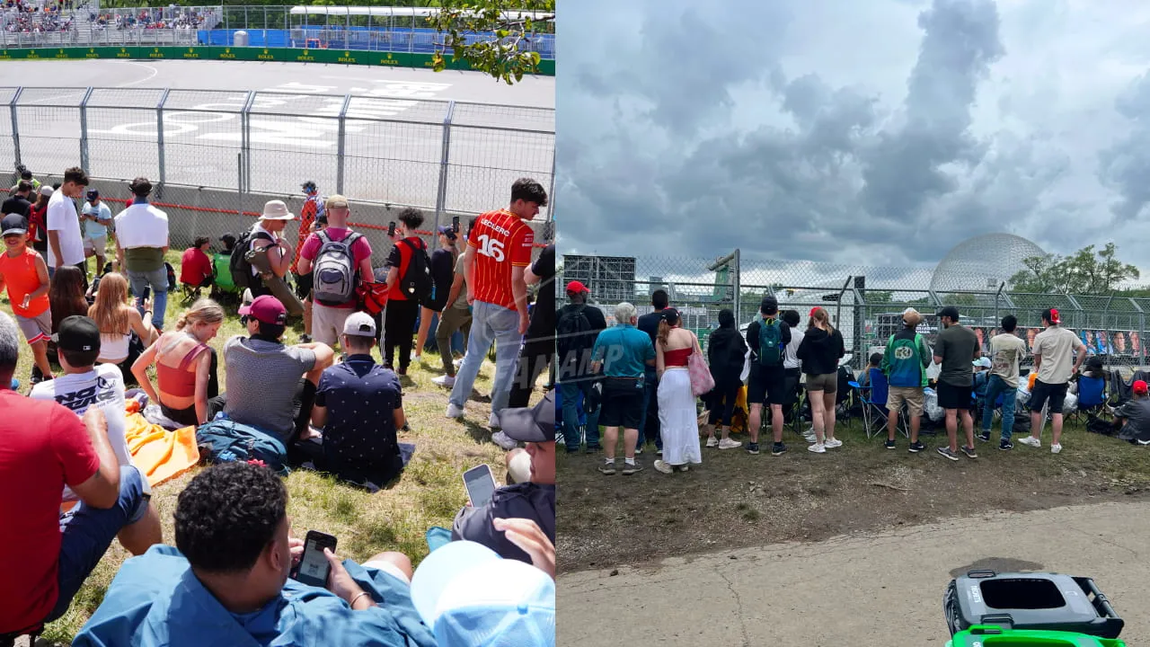 GA sections on either side of 24