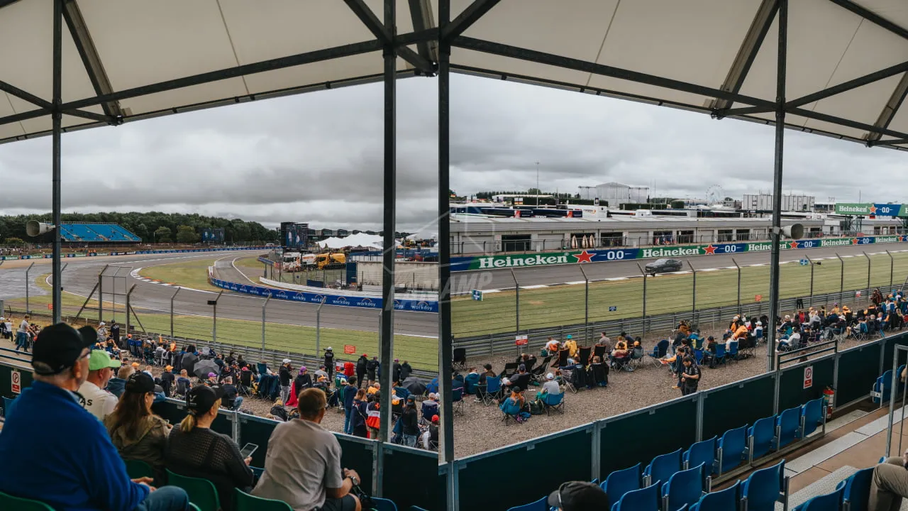 Silverstone Stirling B Grandstand Row G Seat 59