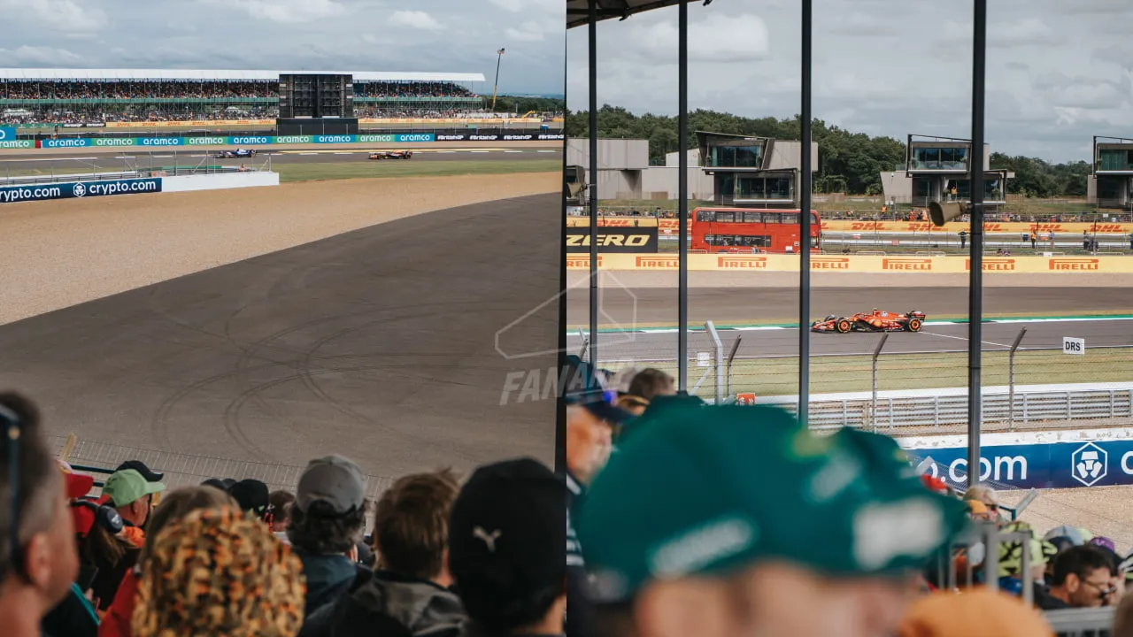 Silverstone Village B Grandstand Row L Seat 24 View 2