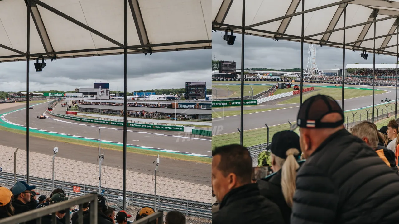 Silverstone Woodcote A Grandstand Row Q Seat 197