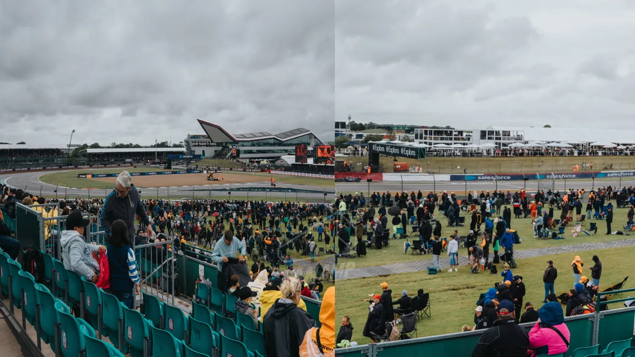 Silverstone The Vale Grandstand Row J Seat 177