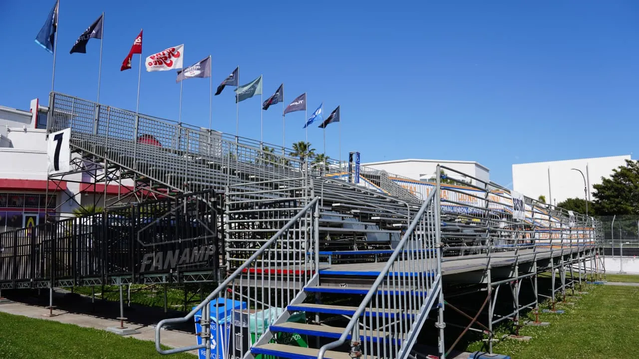 Long Beach Grandstand 7 - Side View