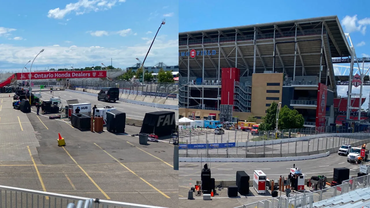 Toronto IndyCar Turn 10 Grandstand Bronze - Section D Row 10