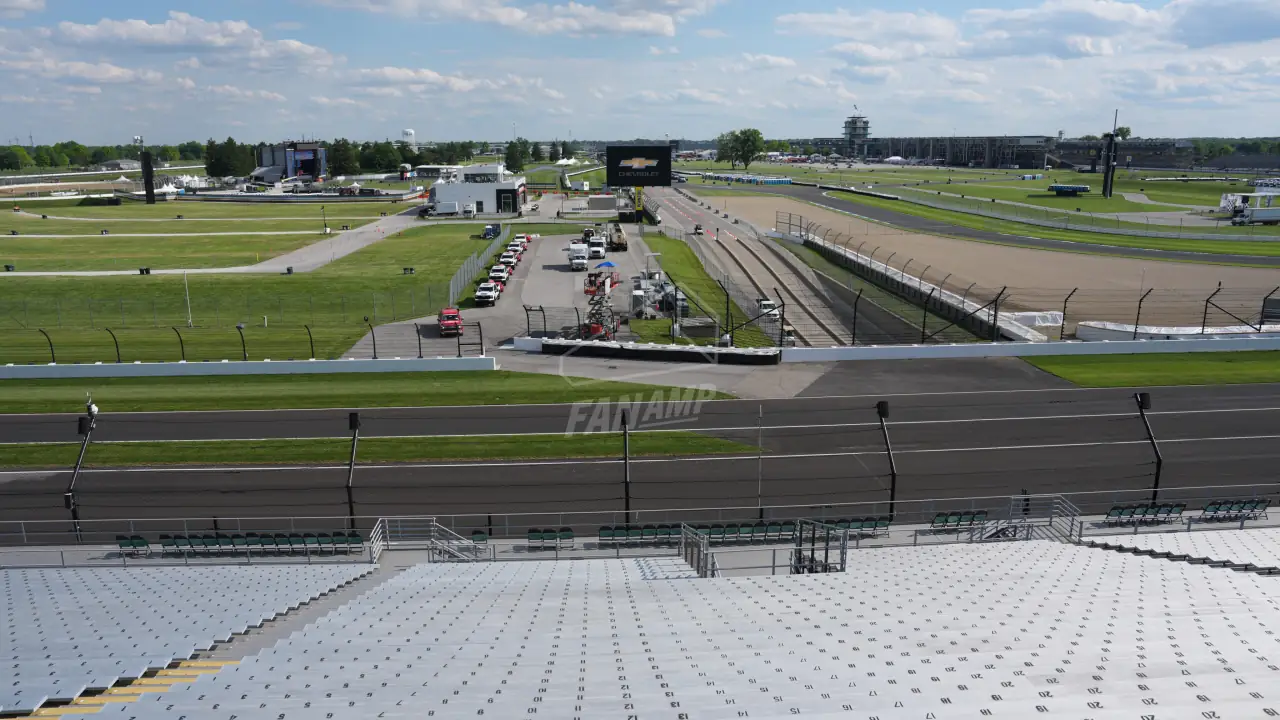 View of the North Short Chute from North Vista Grandstand