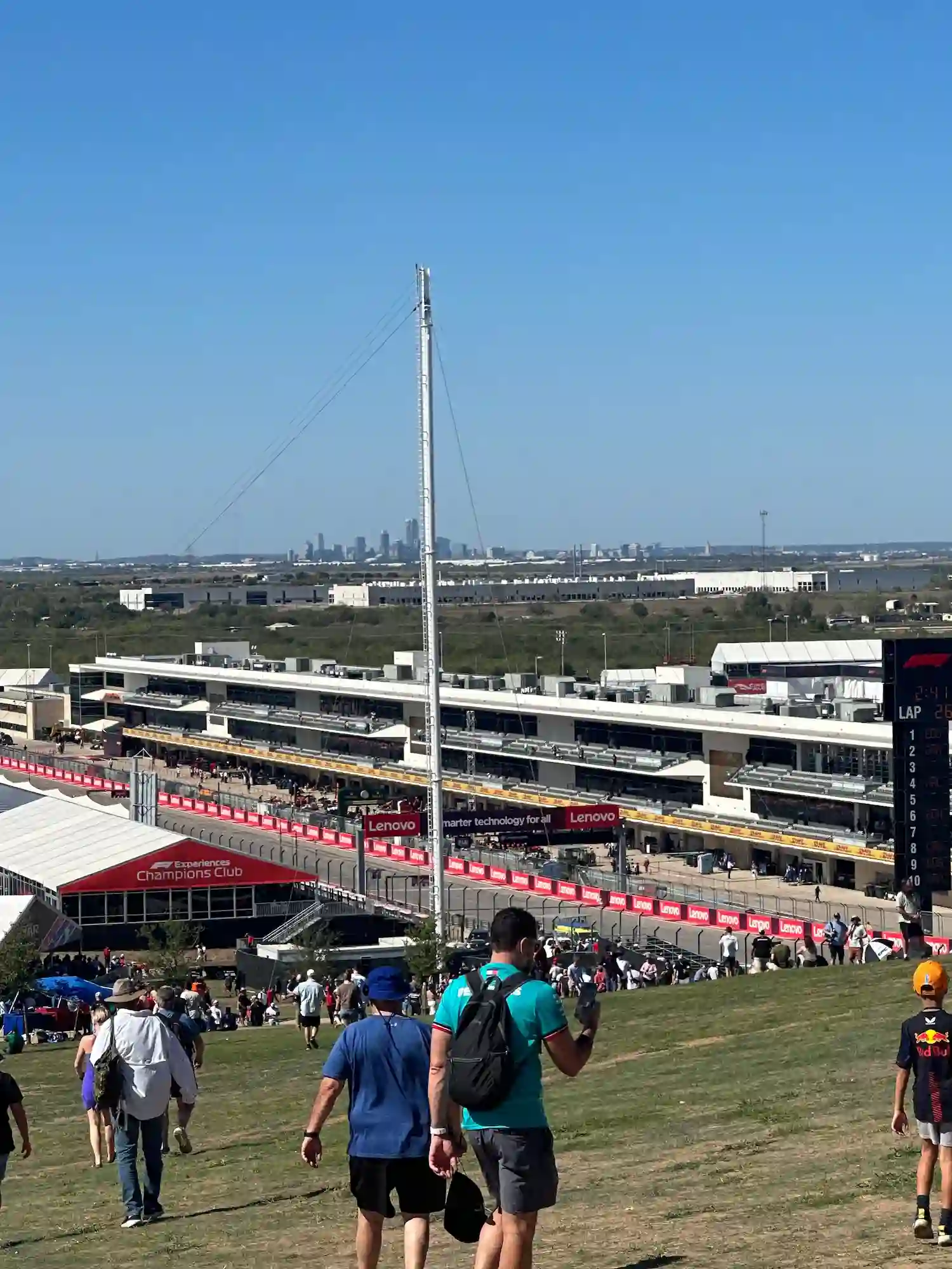 COTA USGP Top of Turn 1 Hill