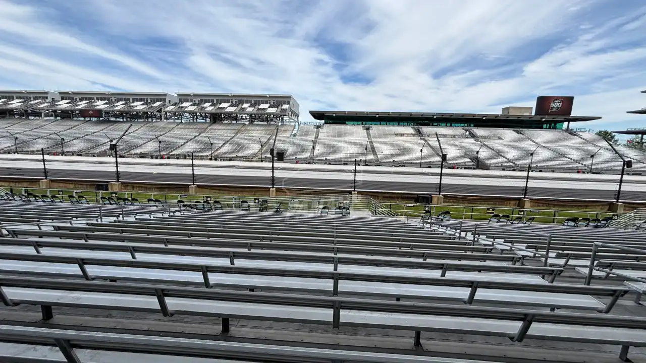 View of the Main Straight from Grandstand C