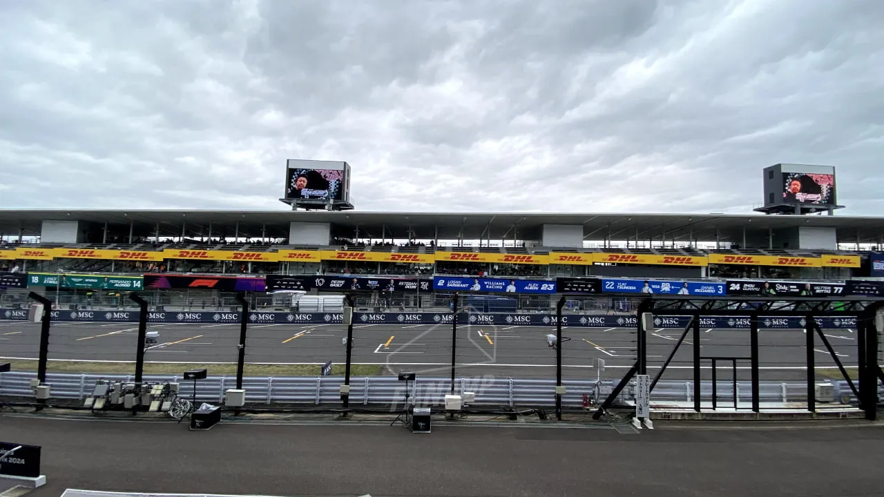 View from the V1 Grandstand