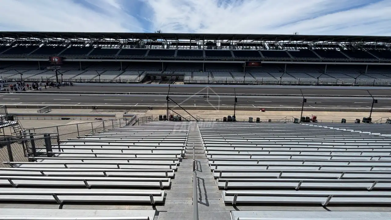 View of the Main Straight from the Tower Terrace Grandstand