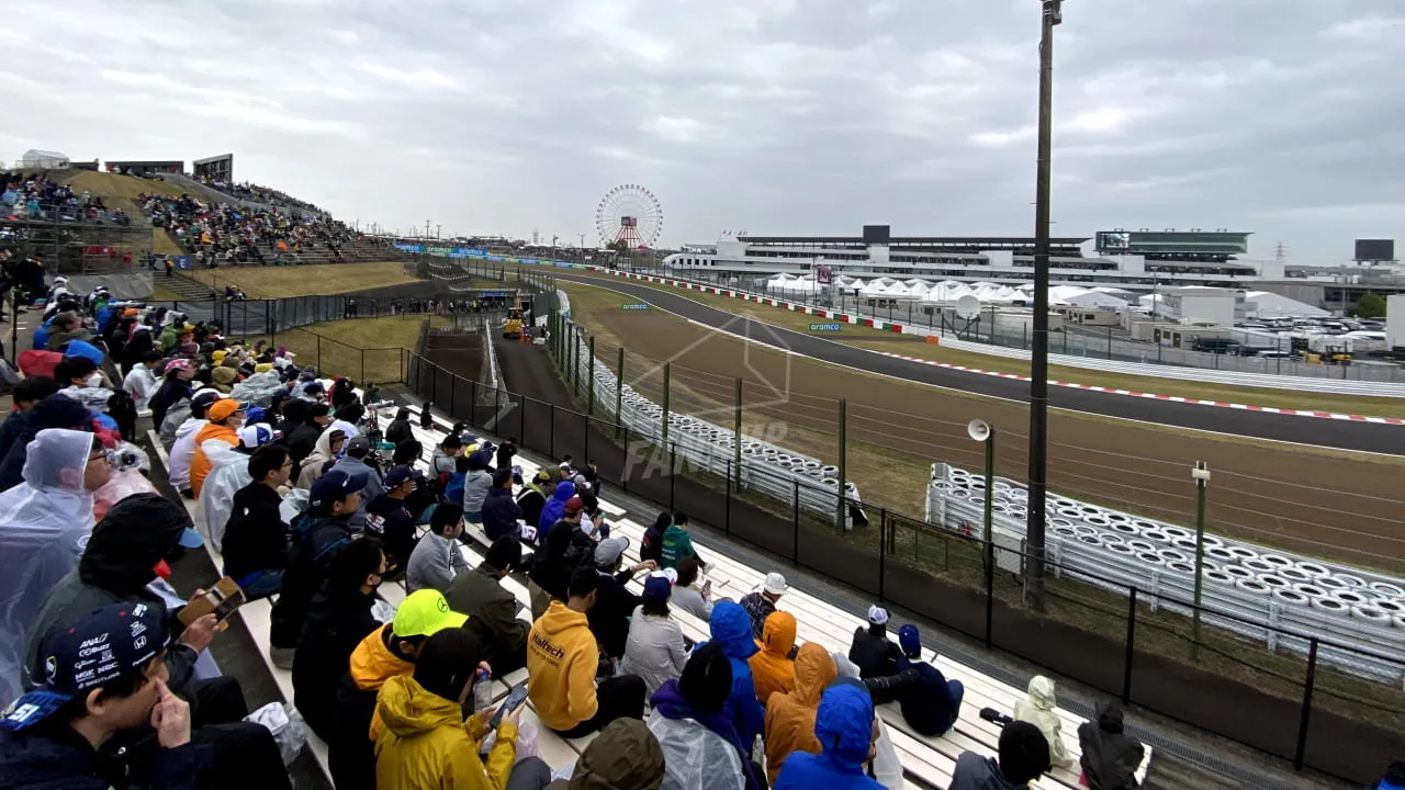 View from D Grandstand - Middle of the ‘S’ curve