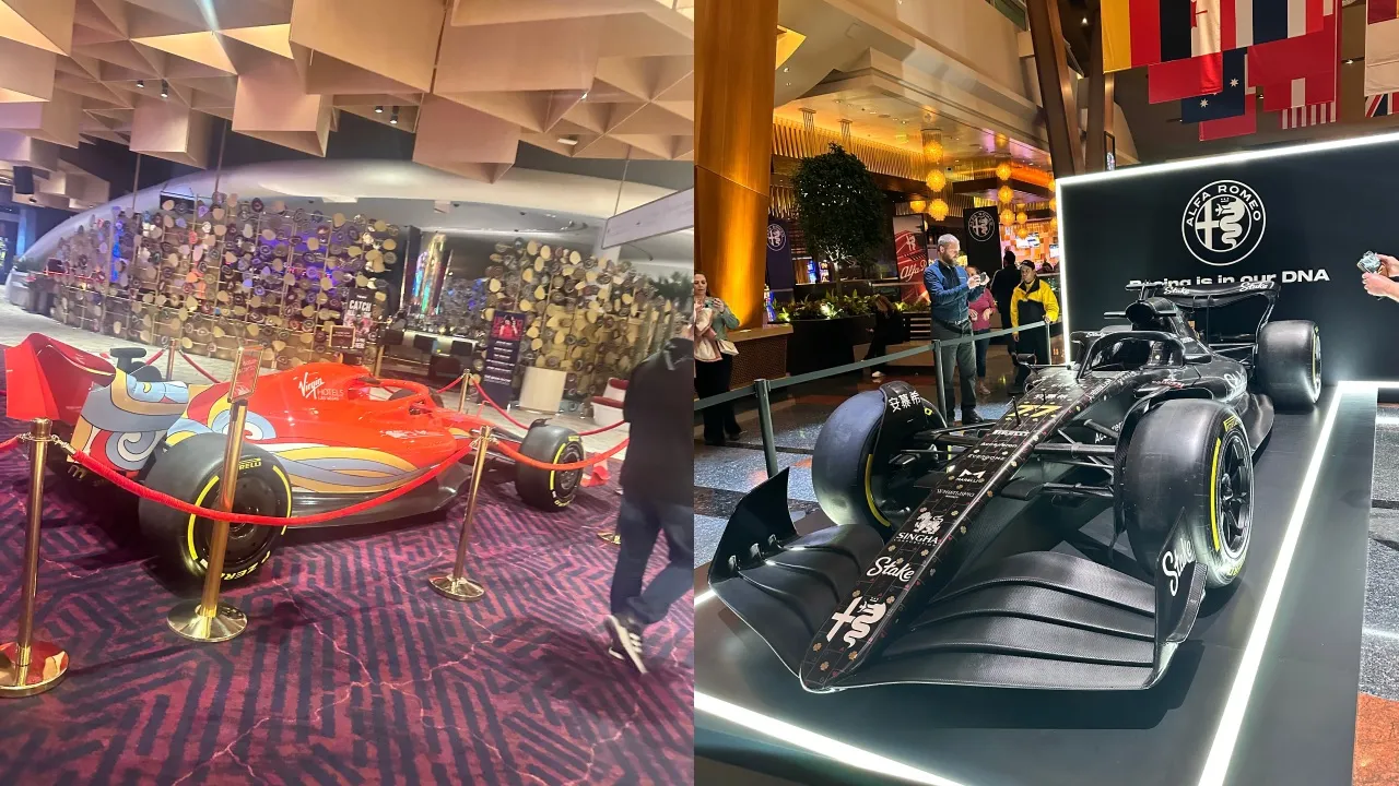 Virgin and Alfa Romeo Show Cars