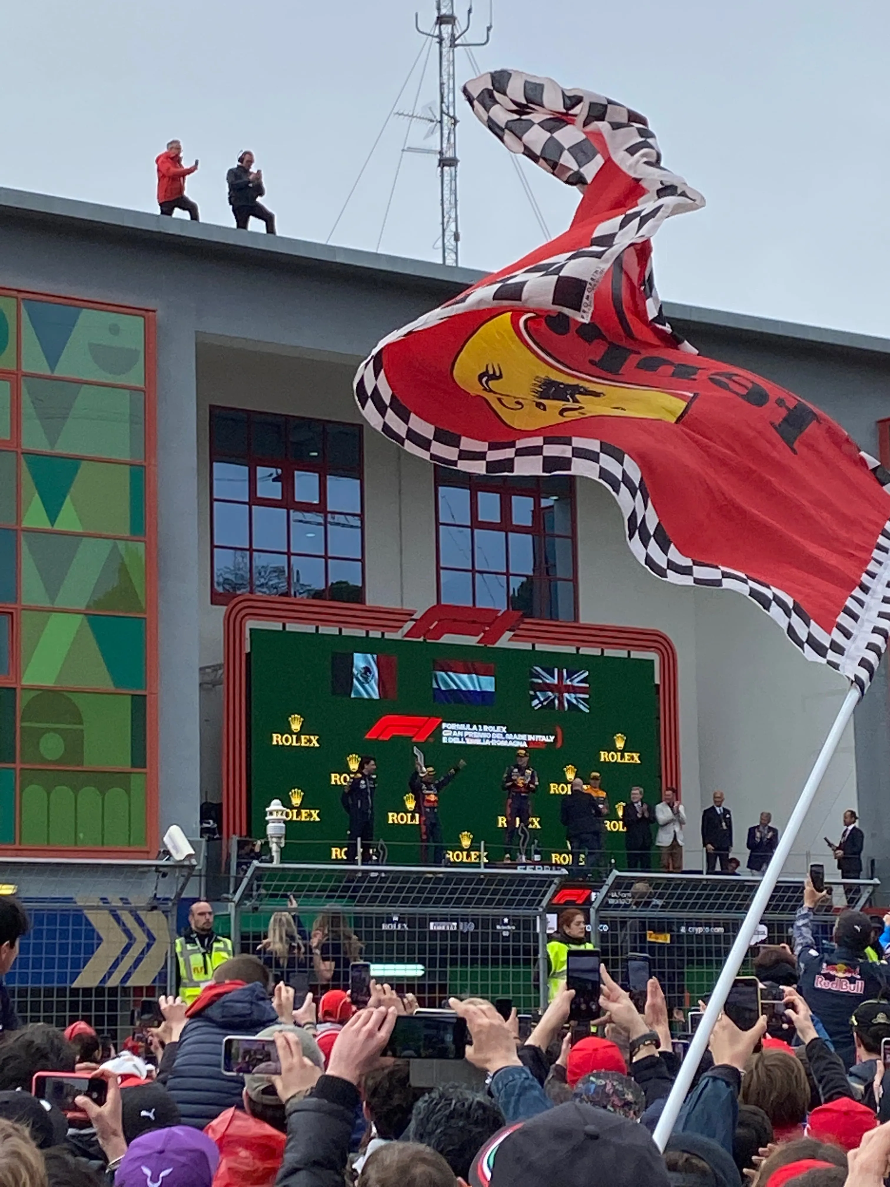 Podium Celebration Imola