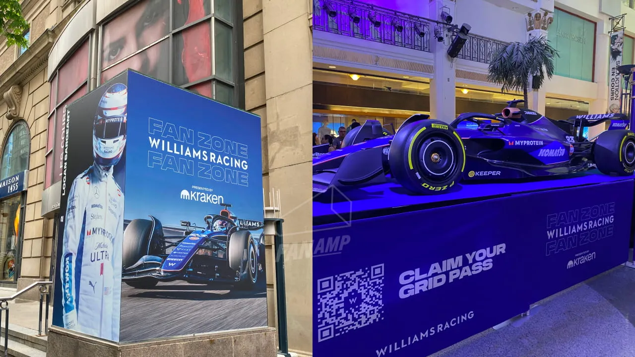 Williams Pop-Up in Montreal for the Canadian Grand Prix