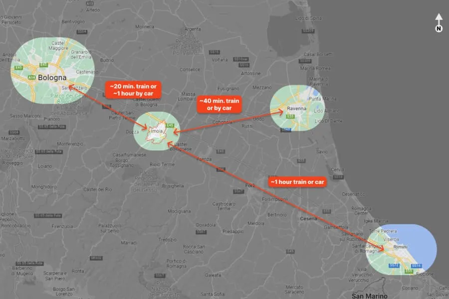 Imola GP places to stay