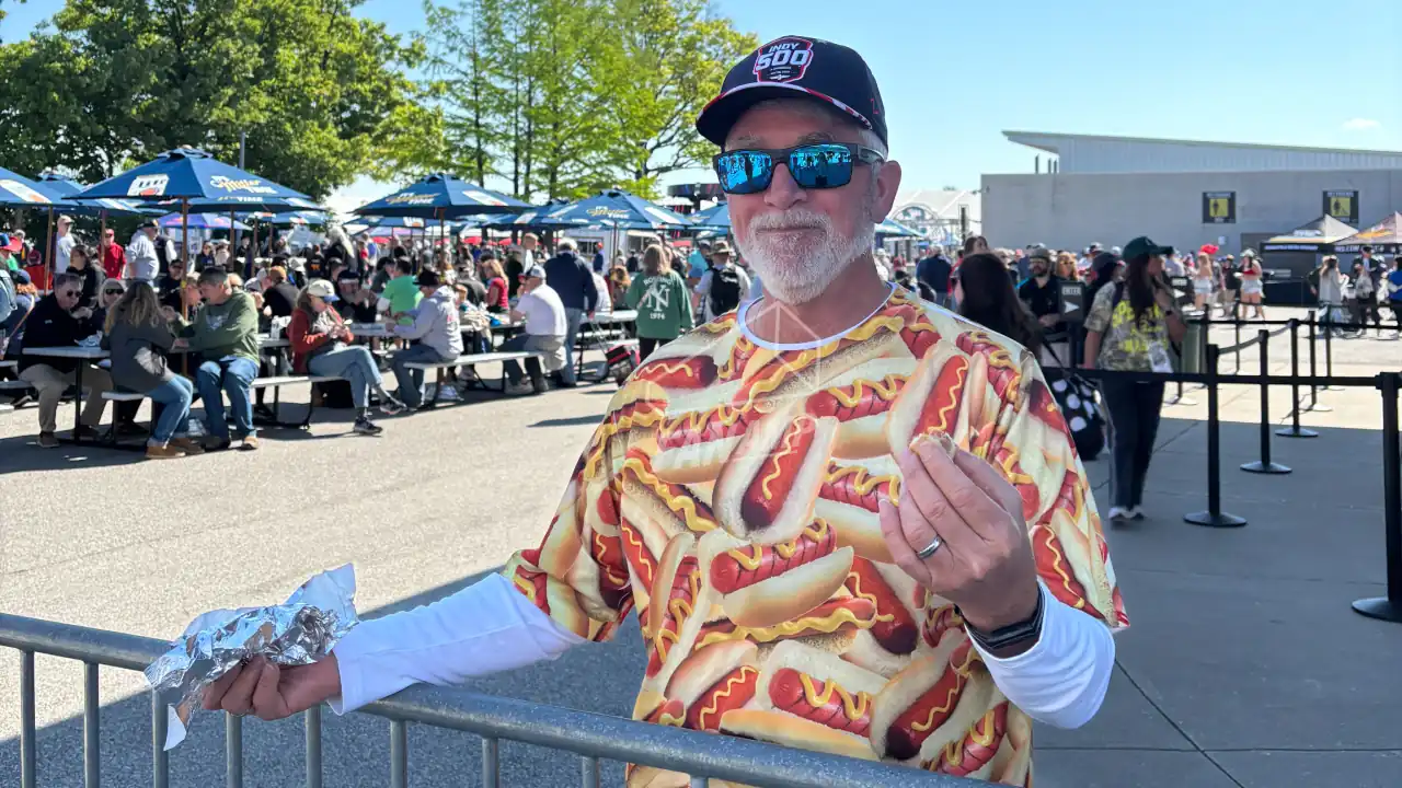 Food options at the Indy 500