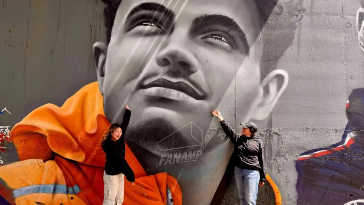 Lando Norris Art at Silverstone