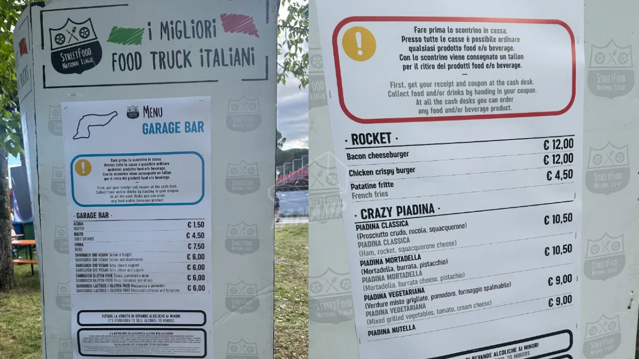 Some Food Options Near the Fanzone