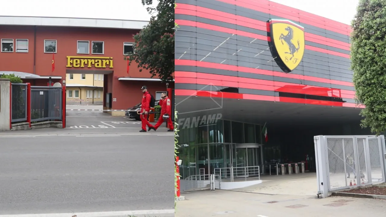 Ferrari Factory Historic Entrance (Left), Gestione Sportiva (Right)