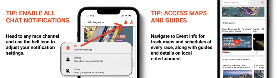 Tips for using FanAmp at the race