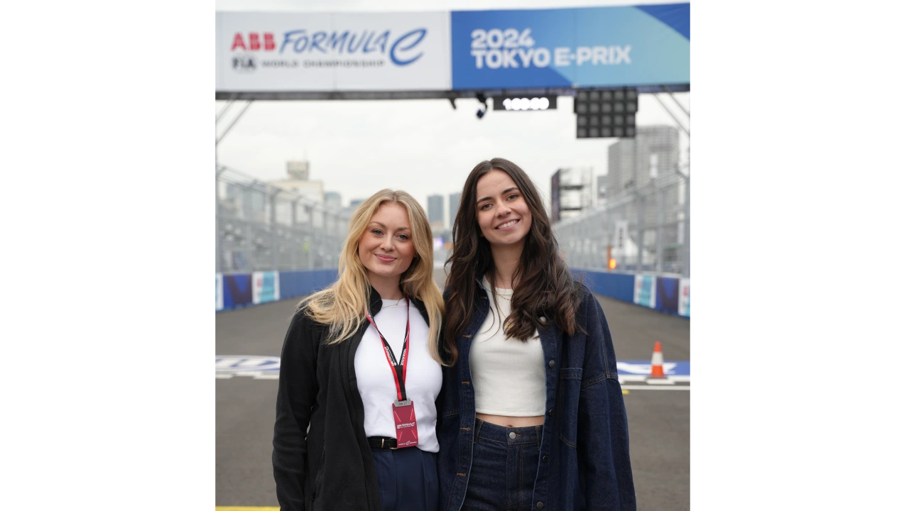 Jess Ellis at the Tokyo E-Prix