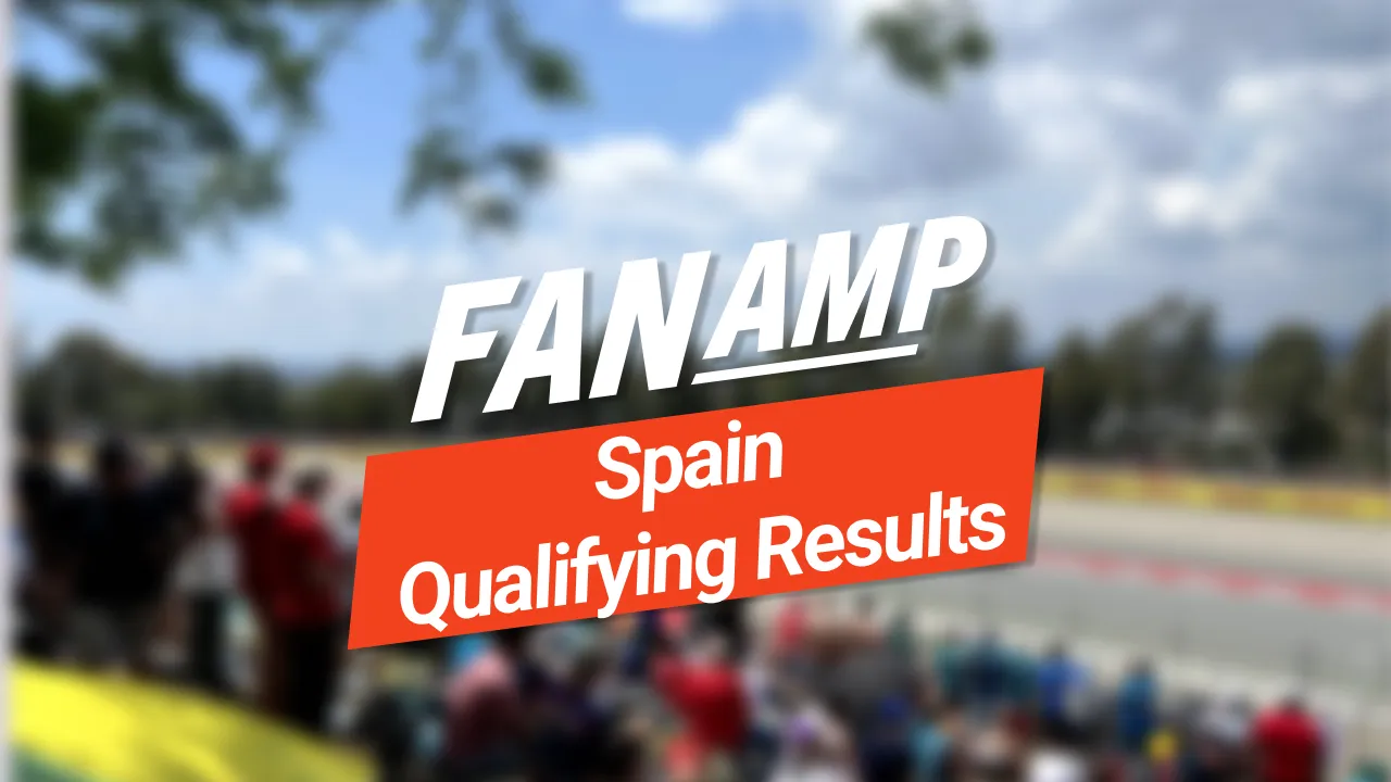 Spanish Grand Prix Qualifying Results