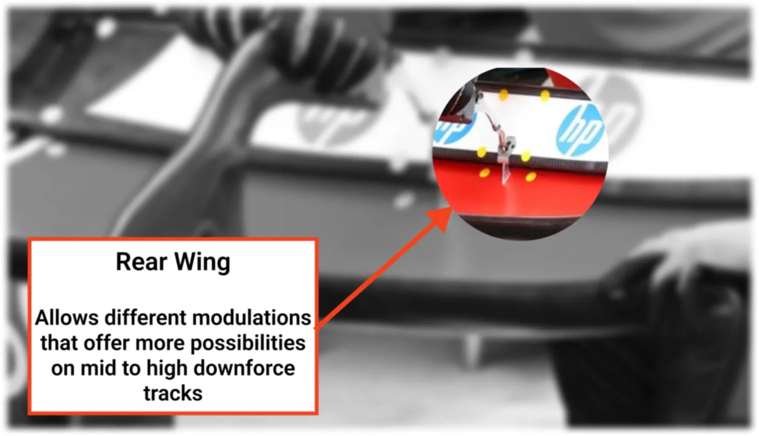 Ferrari Rear Wing Spain