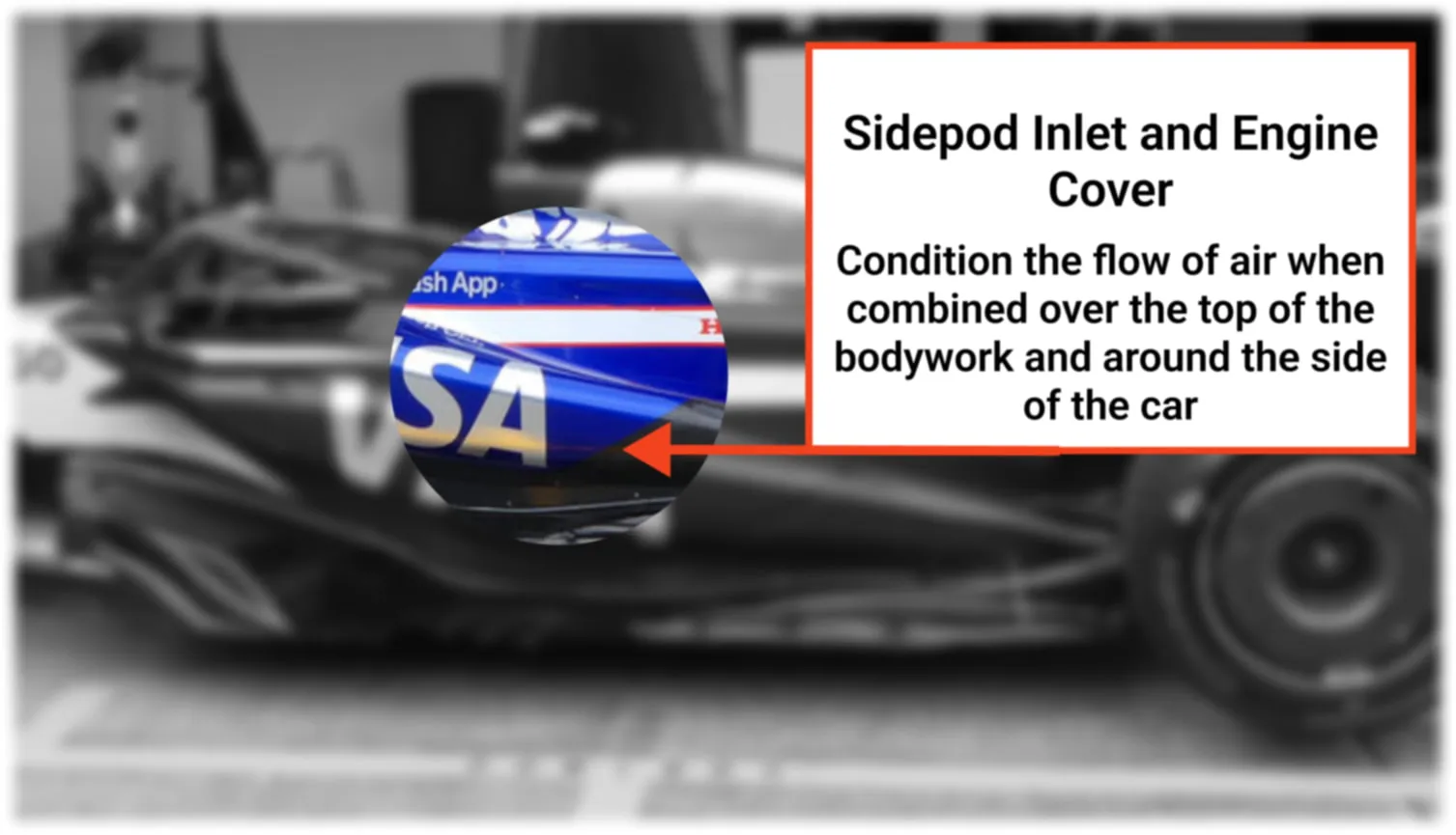VCARB Sidepod Inlet and Engine Cover