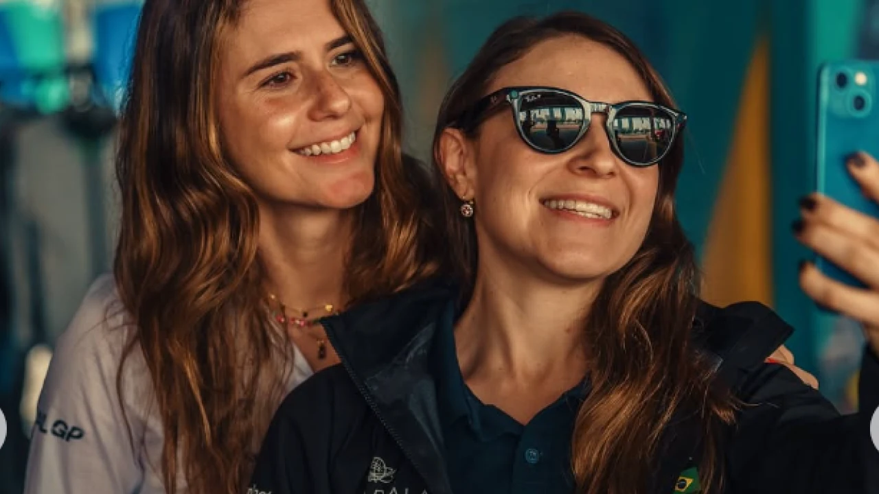 Stephanie working in SailGP
