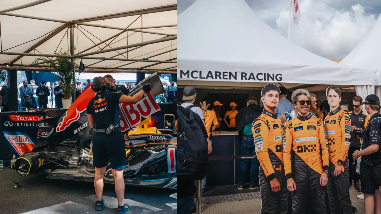 Goodwood F1 Pit Lane