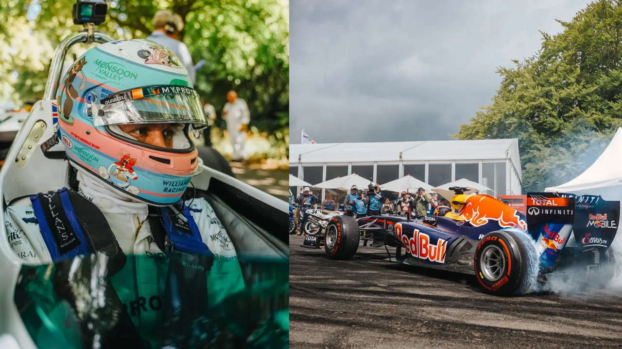 Goodwood Top Paddock - Alex Albon and Red Bull Racing