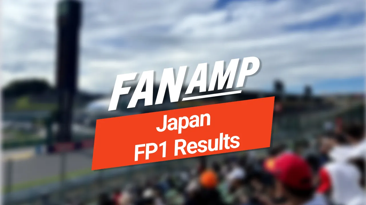 Japanese Grand Prix FP1 Results