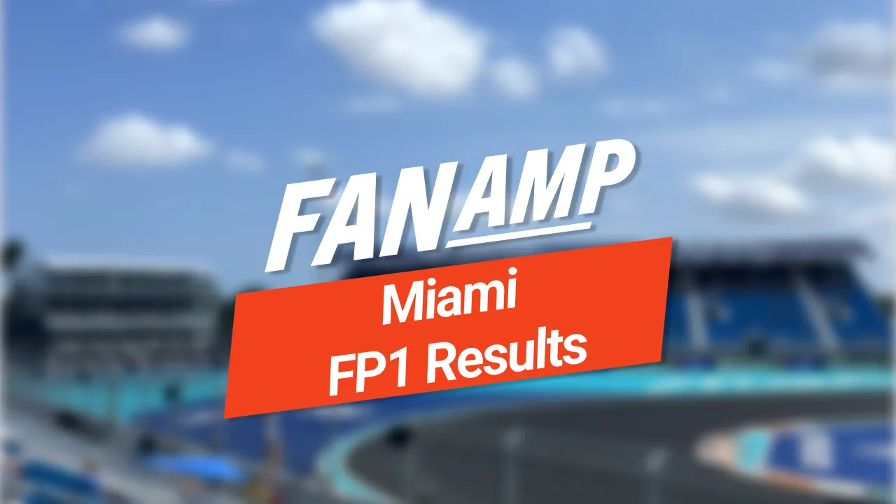 Miami Grand Prix FP1 Results