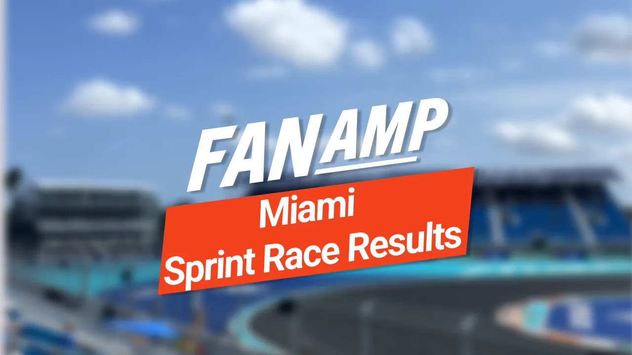 Miami Grand Prix Sprint Race Results