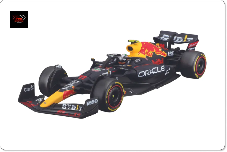 A Red Bull mini F1 car