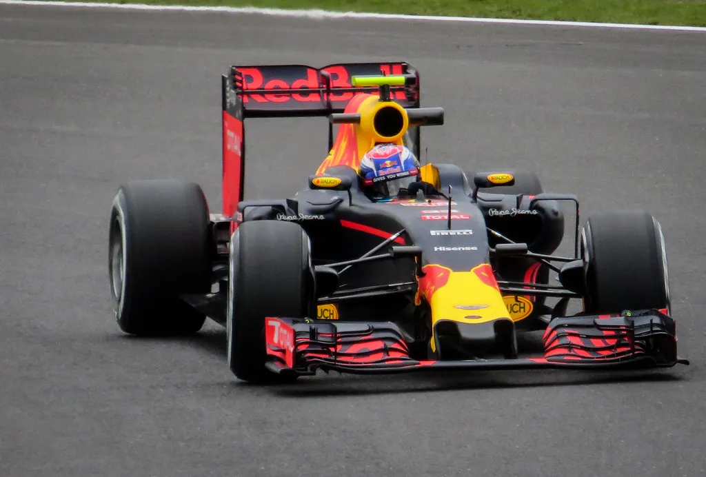 Max Verstappen in a Red Bull