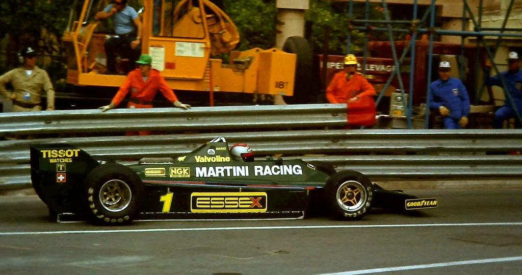 Mario Andretti - Lotus 80 at St Devote at the 1979 Monaco … | Flickr