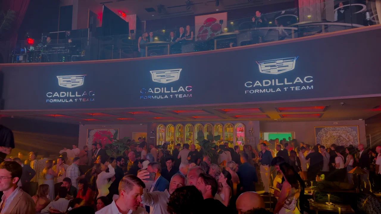 Inside Cadillac Formula 1 Team's Miami launch party