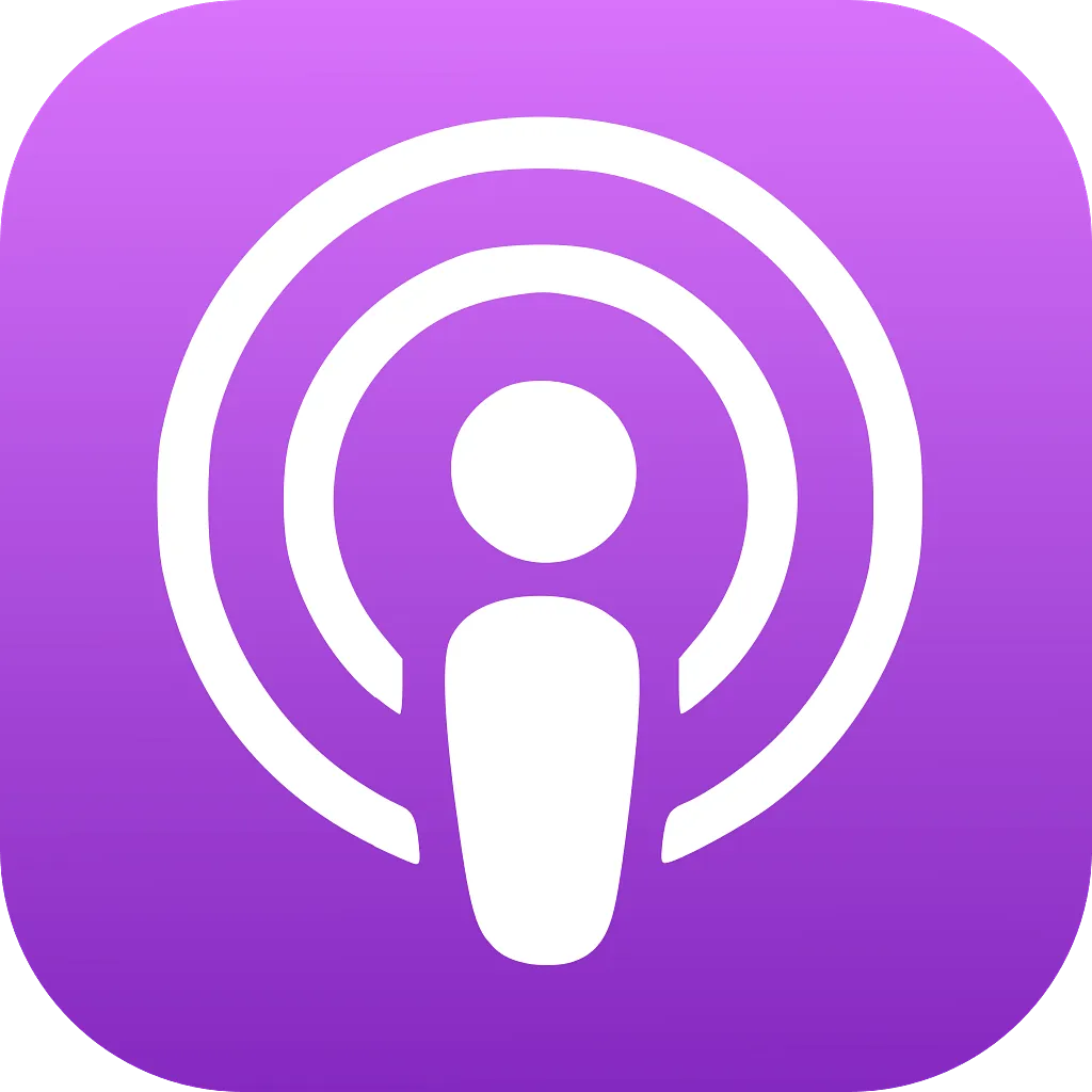 Apple Podcasts logo