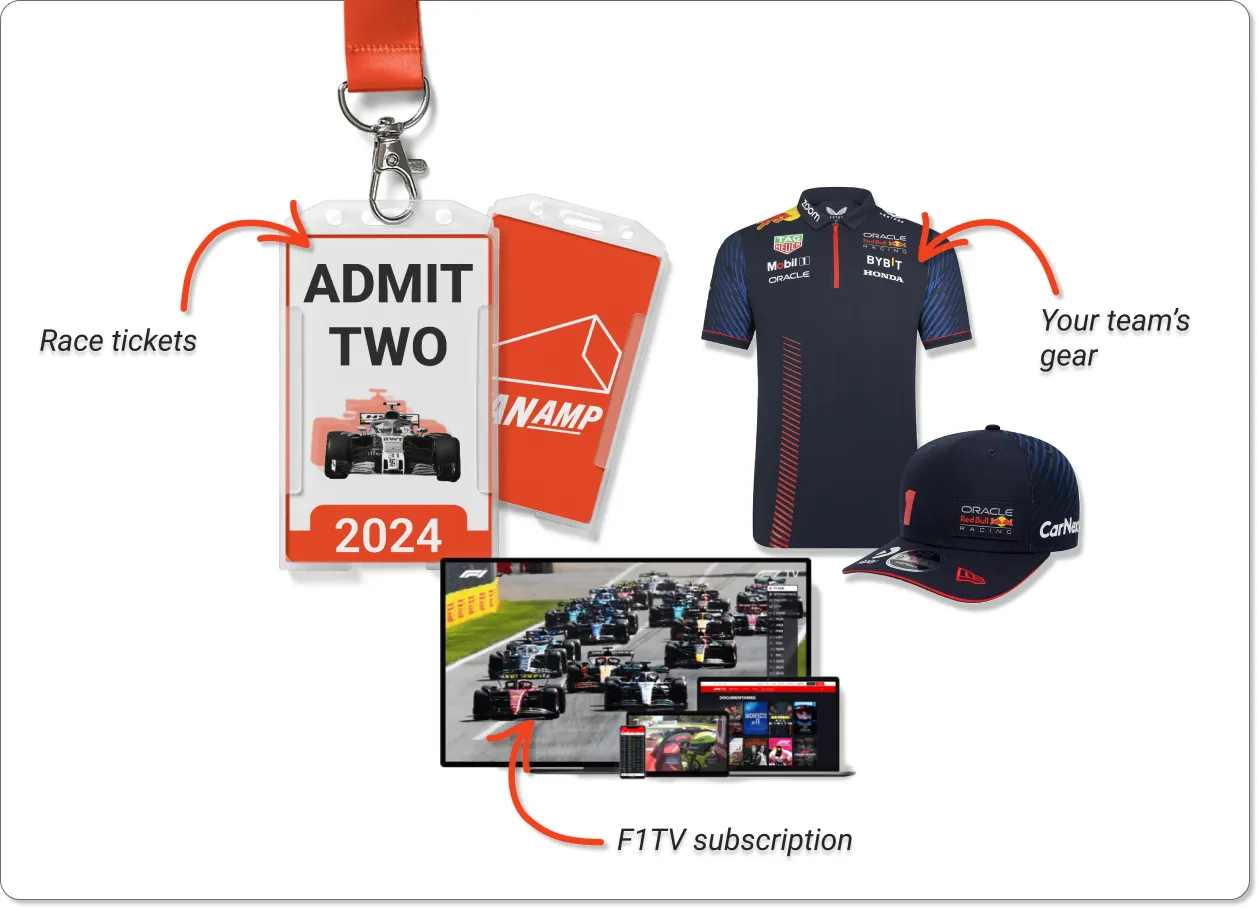 Illustration of prizes to win