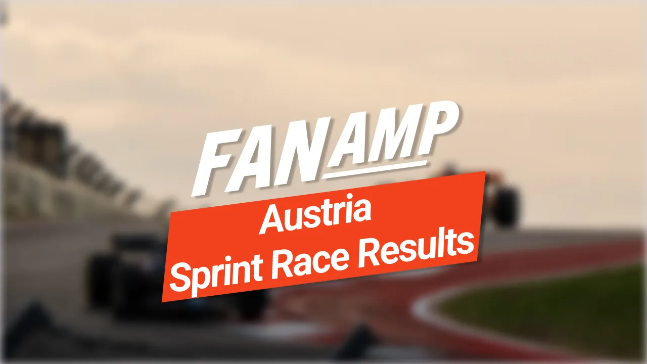 Austrian Grand Prix Sprint Race Results