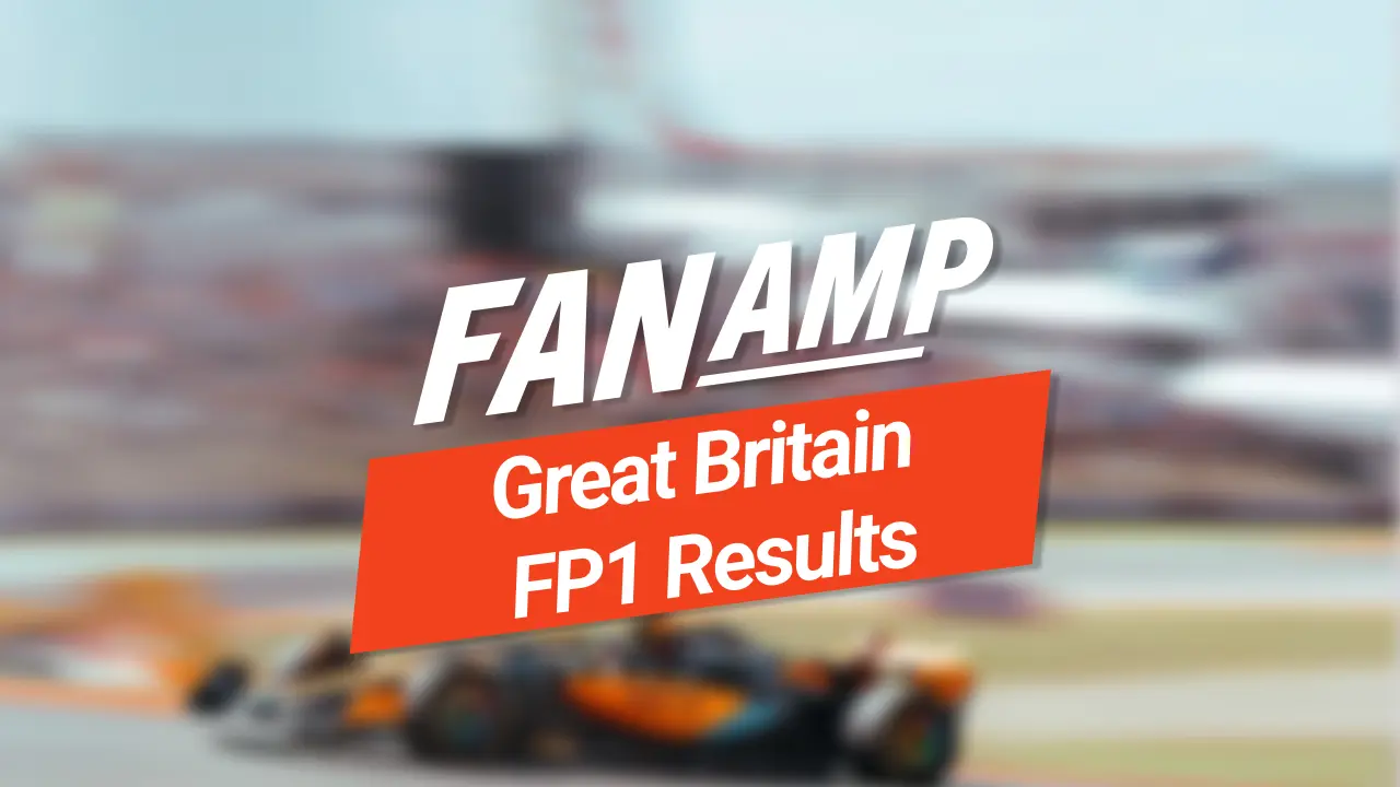 British Grand Prix FP1 Results