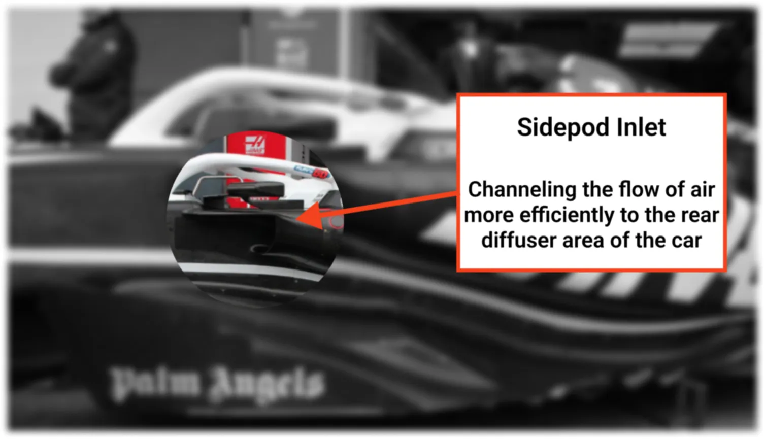 Haas Sidepod Inlet, Source: @f1ingenerale via X